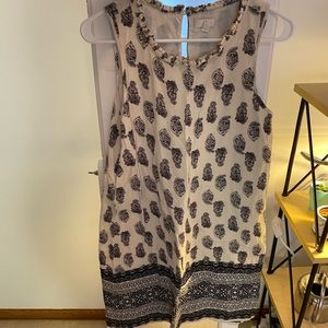 Paisley Print Shift Dress
